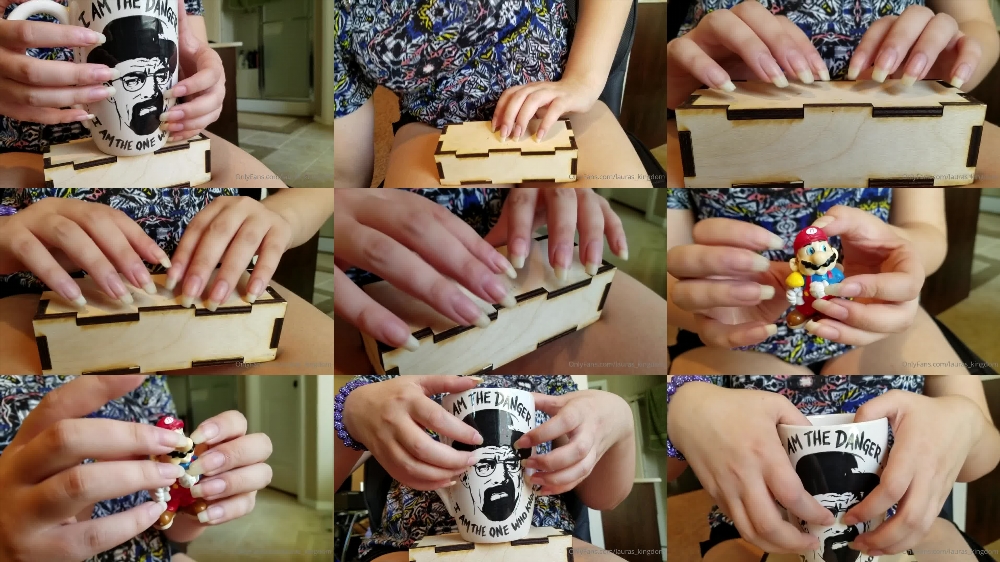 LaLaLaura's OnlyFans Video: KNicole Tapping with bare nails