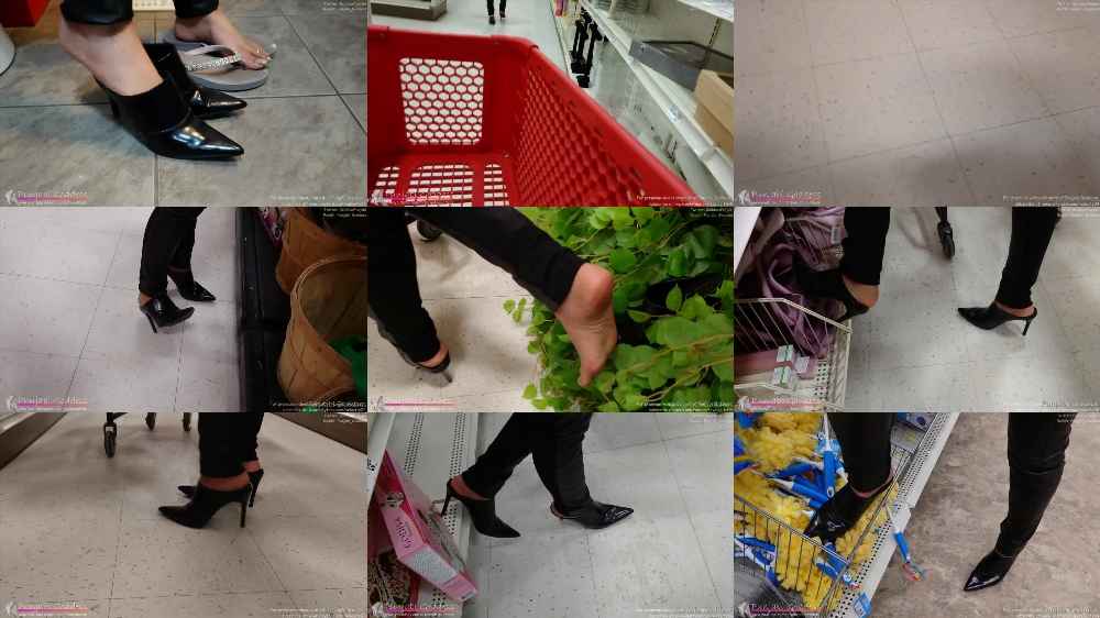 Sultry Punjabi Goddess in Pointy Mules