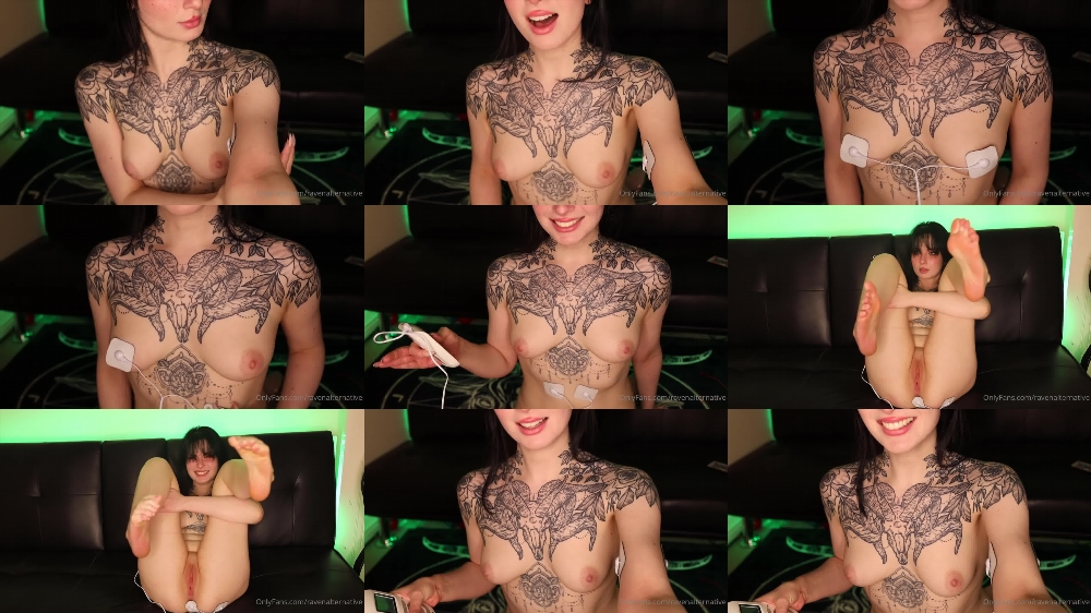 Raven Alternative's OnlyFans Video - Next time they're going on my pussy