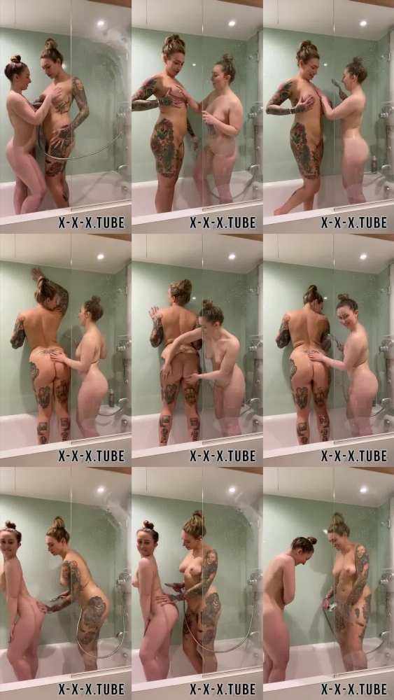 Ava Austen Showering After Our Shoot with Poppyevans - OnlyFans Model