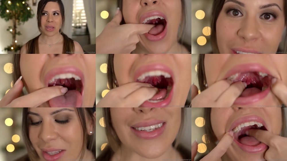 Giantess Katelyn Brooks OnlyFans Video: Slow and Steady Uvula Play