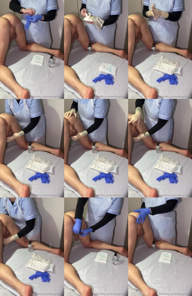 Milking Nurse Video: Milking-Nurse on All Fours