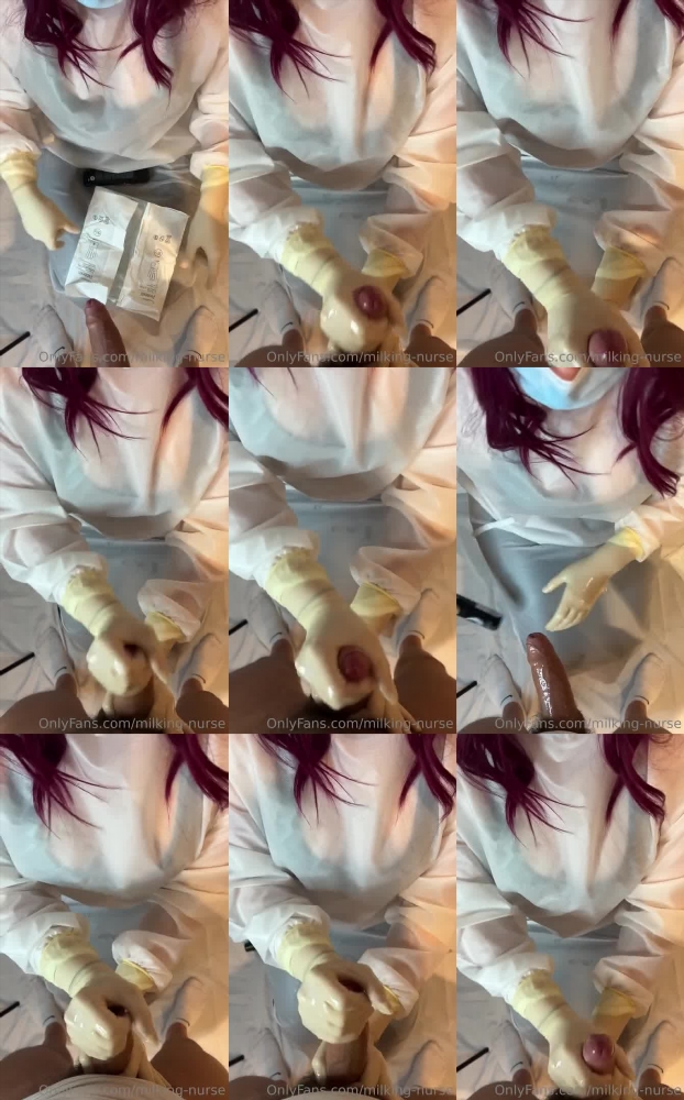 Handjob Delights: Milking-Nurse's Sensual Handjob Video