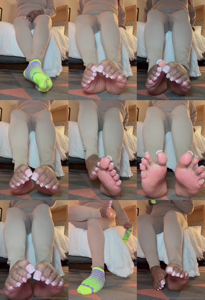 CocoaToes OnlyFans Video - Come get mesmorized by my meaty, dry amp linty soles