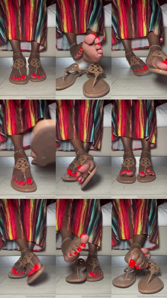 CocoaToes: In Love with My Orange Toes - OnlyFans Video