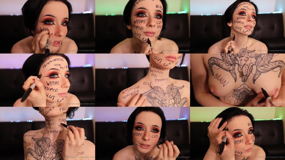 Raven Alternative: Body Writing BTS Video