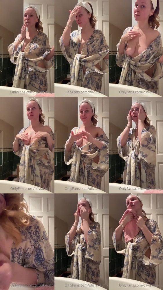 Olivia Fleur shares her bedtime routine on OnlyFans