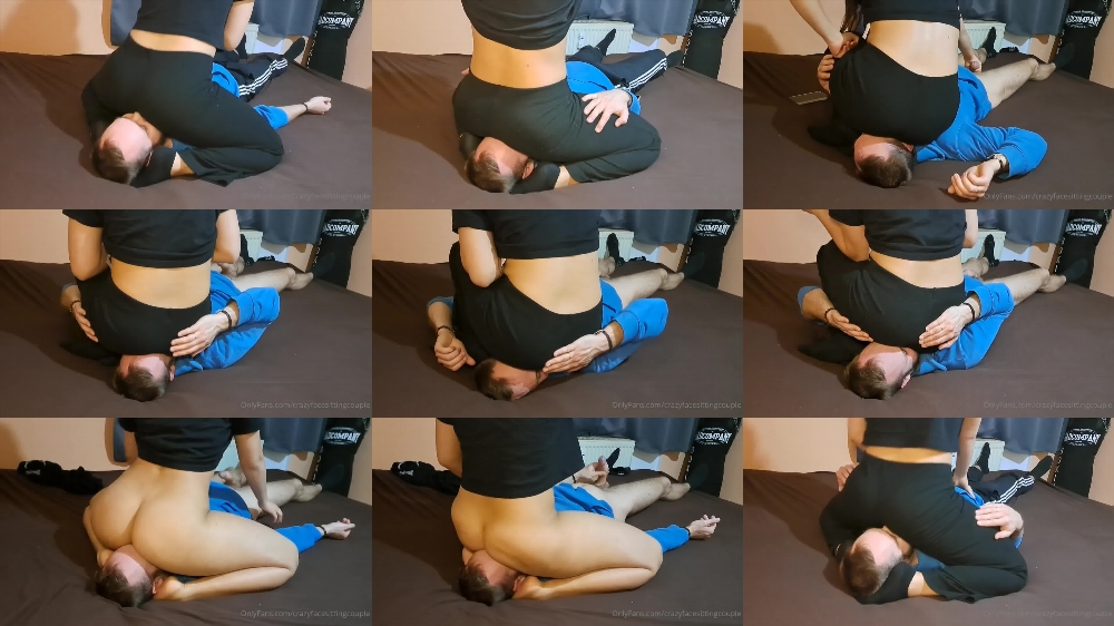 Crazy Facesitting Couple: Hot and Kinky Video