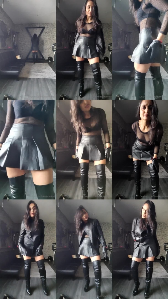 Miss Jo Mistress' OnlyFans Video - Getting Ready for a Leather Worship Session