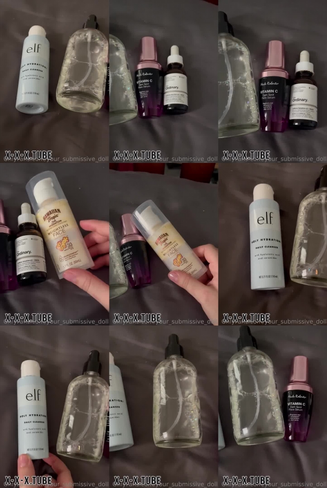 Your Submissive Doll Morning Skincare Routine - OnlyFans Content