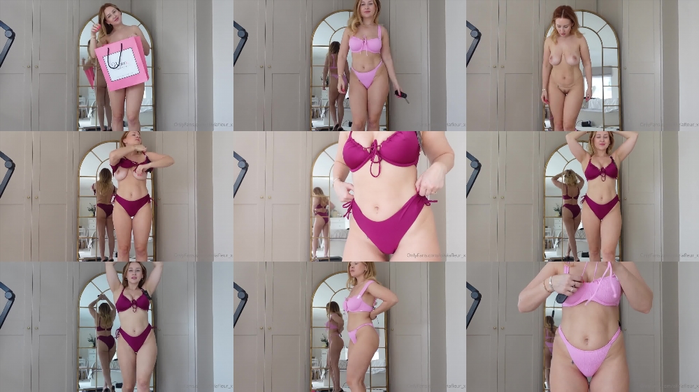 Olivia Fleur's New OnlyFans Bikini Try On Video
