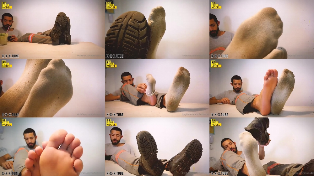 Brfootmodel's Dirty Socks After Long Day Work