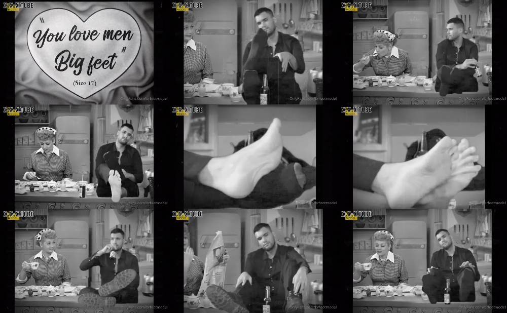 Lucy Love's Big Feet Fetish Fantasy