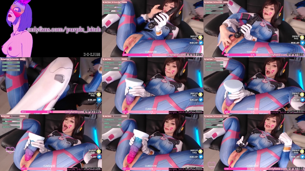 Purple Bitch: Public & Reality Anal Play Cosplay Fantasy