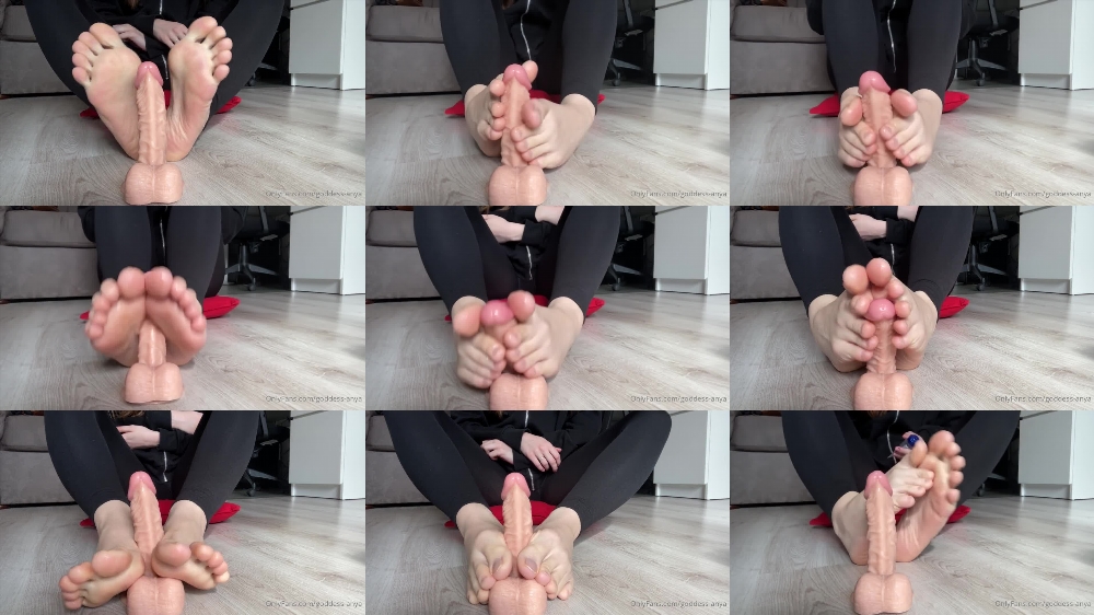Goddess Anya's First Footjob