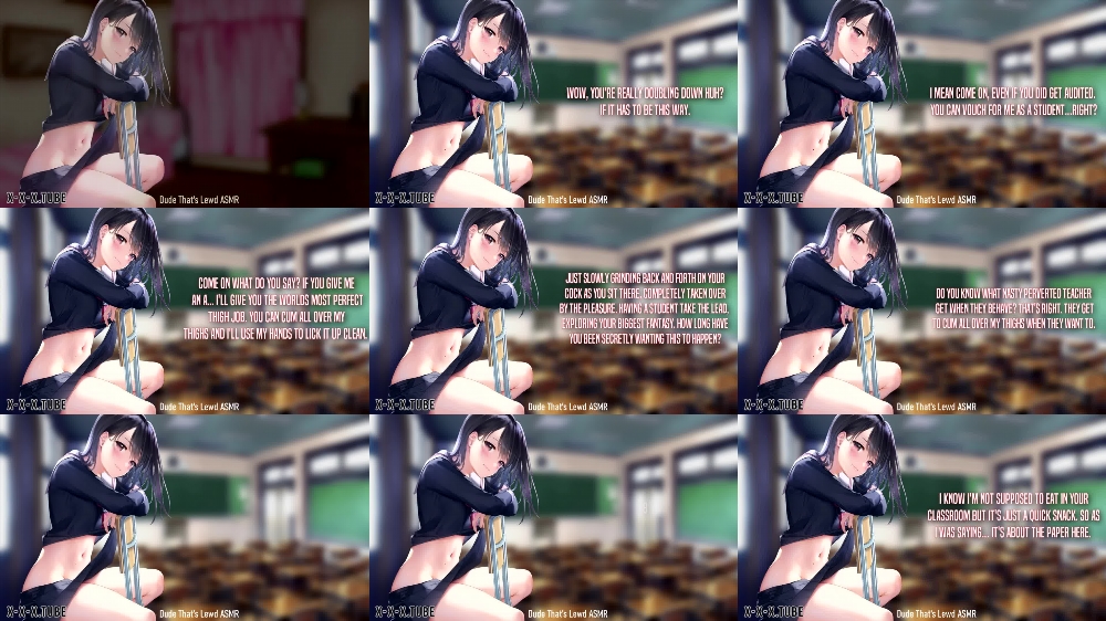 Seductive Student Roleplay: dudetlewd's Lewd ASMR Spooktober