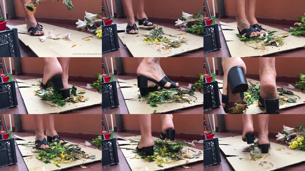 Italian Girlfriend in Leather Sabots