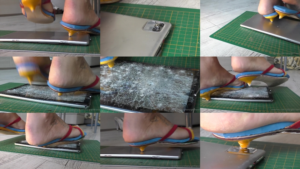 Italian Girlfriend's Strength Test Piercing Video