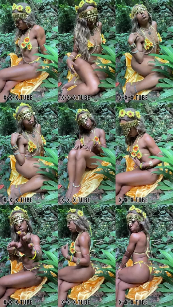 Pretafogosaofc's Sensual Performance on Top of the Stone