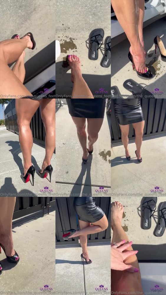 Sultry Foot Fetish Video in Public