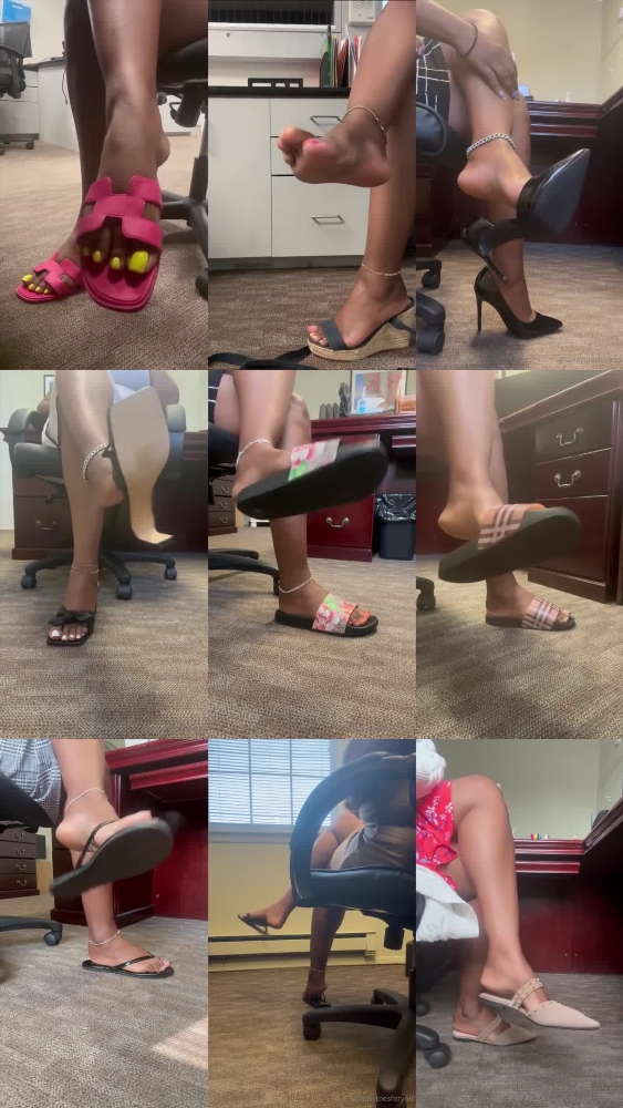 Sassy Toes: Flirty Office Feet and Anal Play