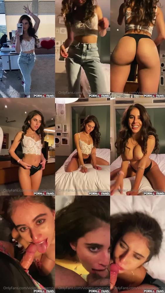 Watch Violet Brandani's Sizzling Creampie Video