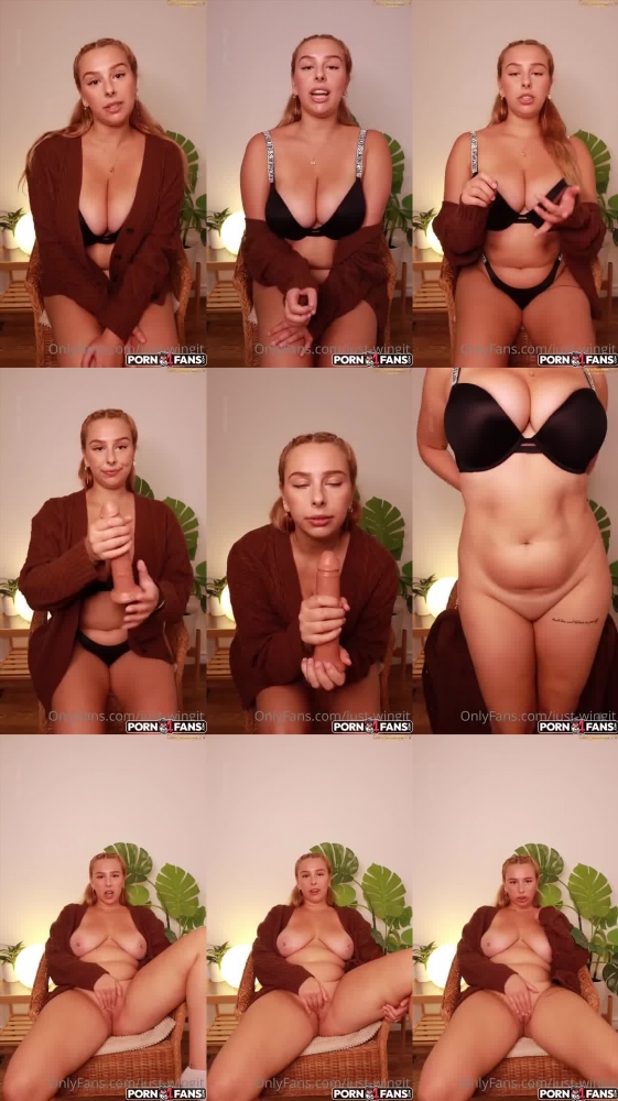 Busty Just-wingit's Sensual JOI Masturbation