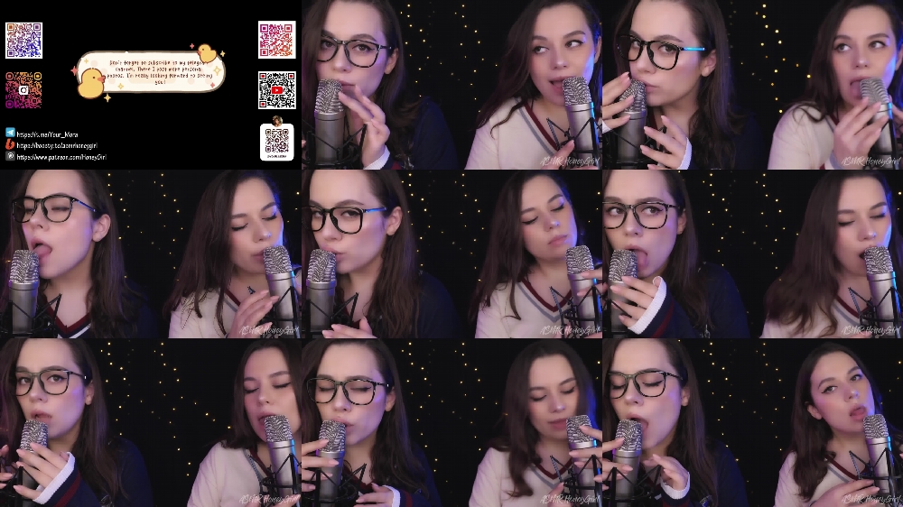 Two Girls Licking Ears in an Intimate Moment