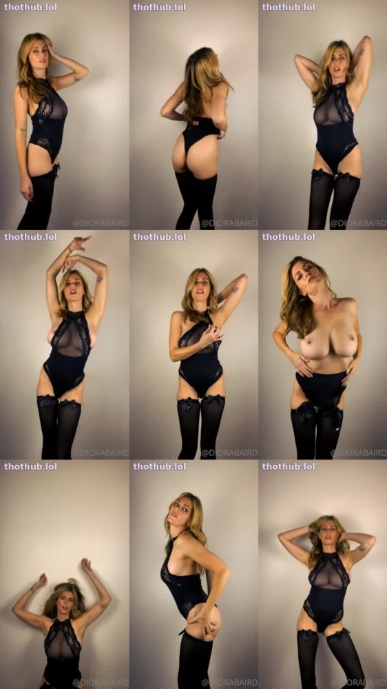 Diora Baird's Sultry Lingerie Striptease