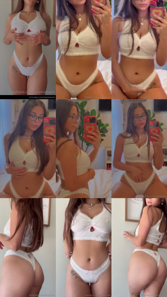 Sophieraiin's Solo Tease Masturbation Video
