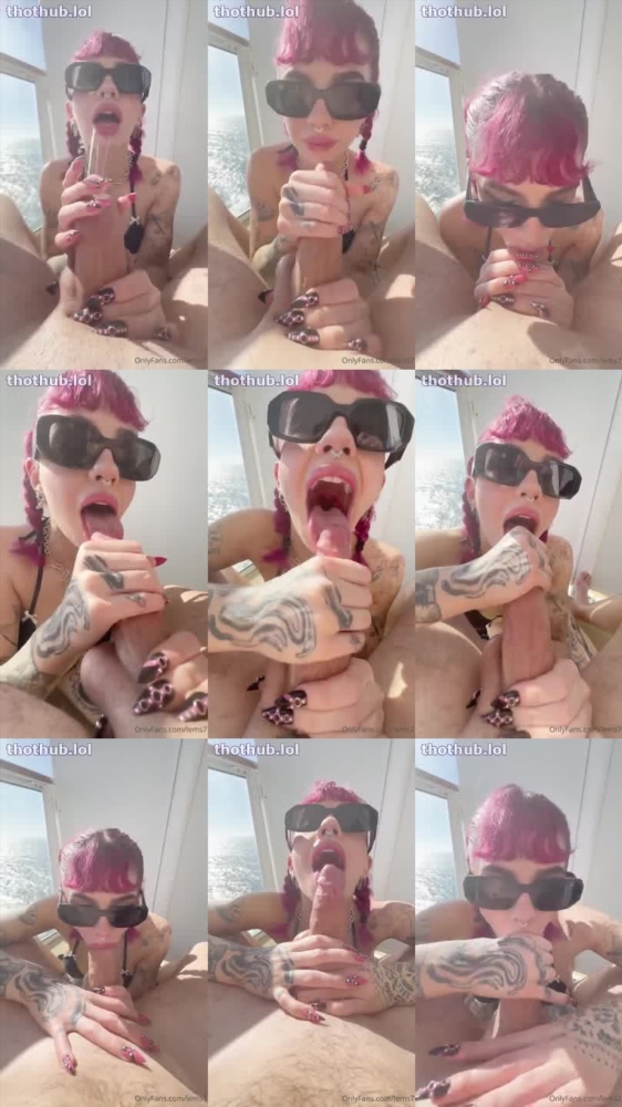 Lems' Passionate Blowjob on a Cruise