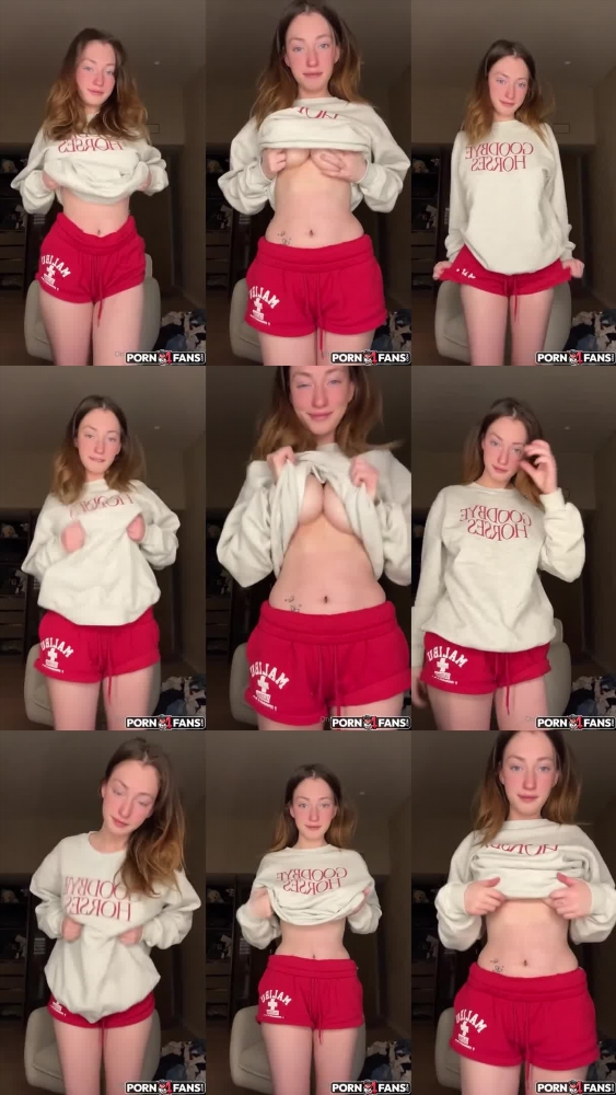 Skylar Rae's Cute Sweater Striptease Porn Video