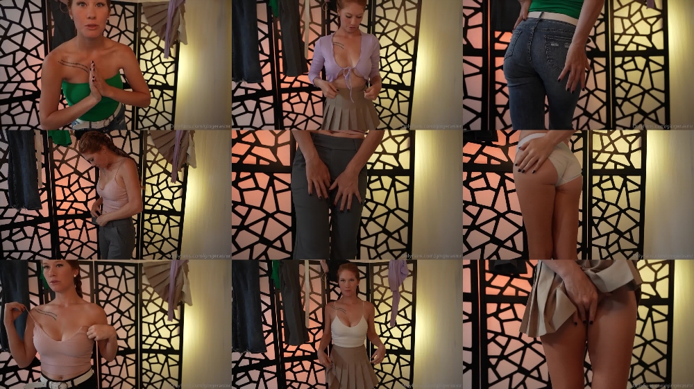 Ginger ASMR - Help Choose My Outfit | Adult Video