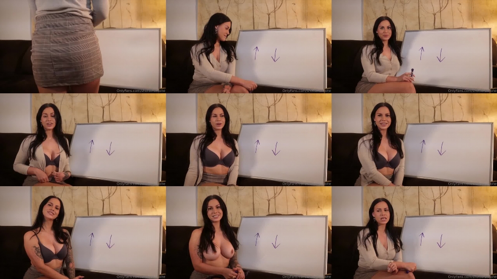 Simone ASMR Boobs: January's Cum For Teacher