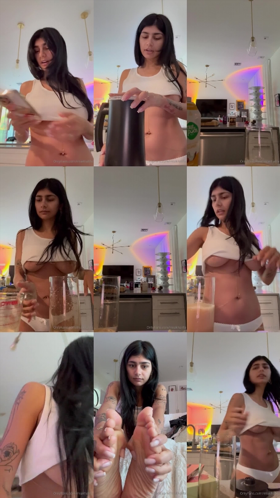 Mia Khalifa: Morning Boobs Tease
