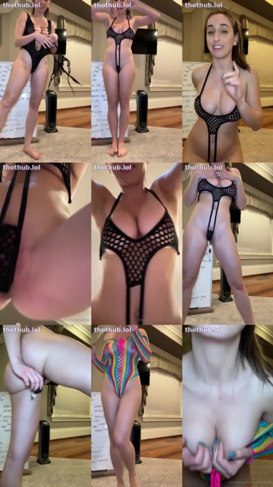 Christina Khalil's Intense Anal Birthday Livestream