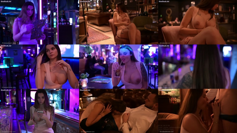 Bitchinbubba Hotwife-Veerle Public Bar Blowjob