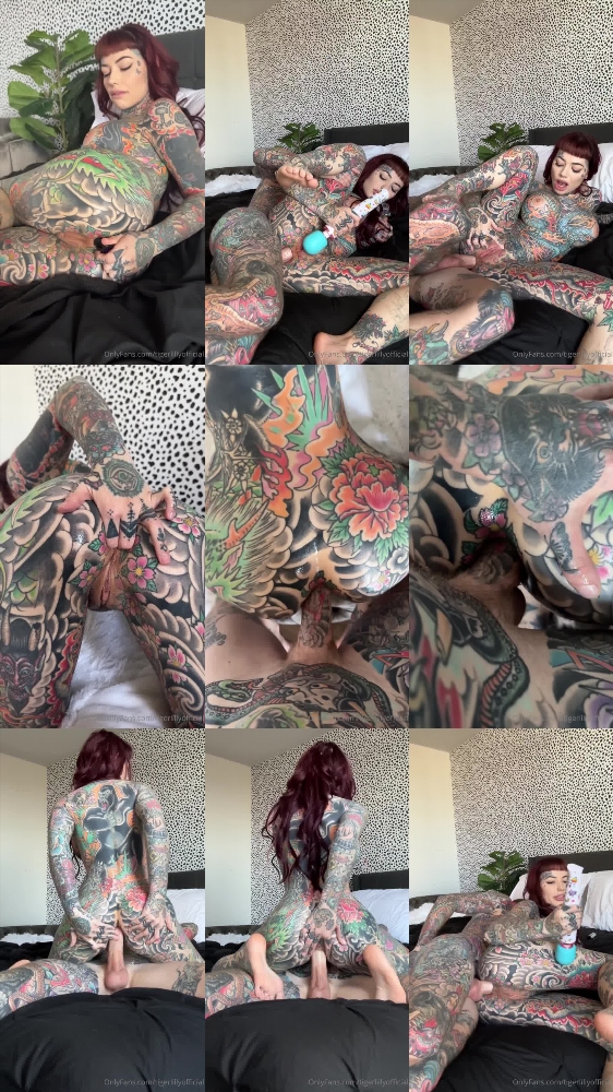 TigerLilly: A Tattooed Guy's Anal Play Fantasy