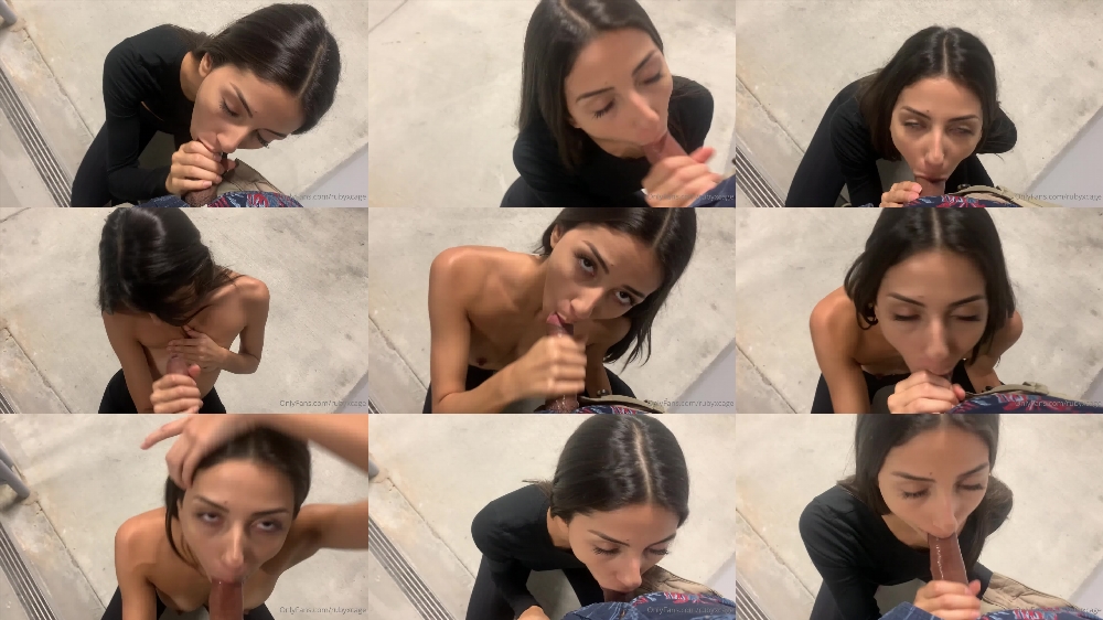 Ruby Cage: A Gently Sensual Blowjob