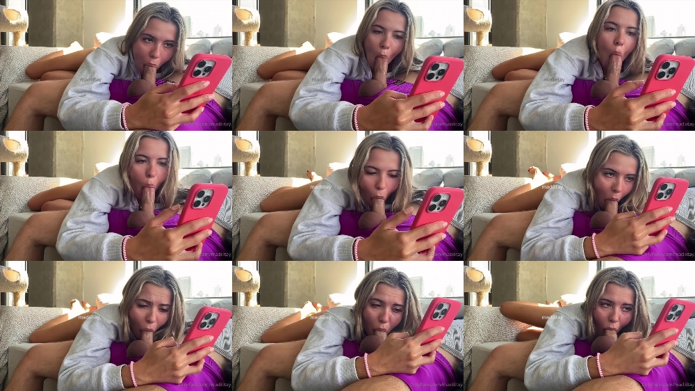 Madiiitay's Indulgent Wet Blowjob