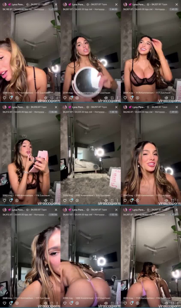 Lyna Perez's Sensational Twerking and Nude Tease Live Stream