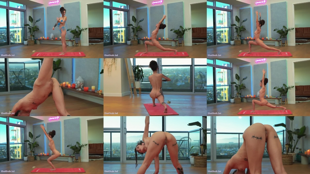 Sensual Naked Yoga with Lina
