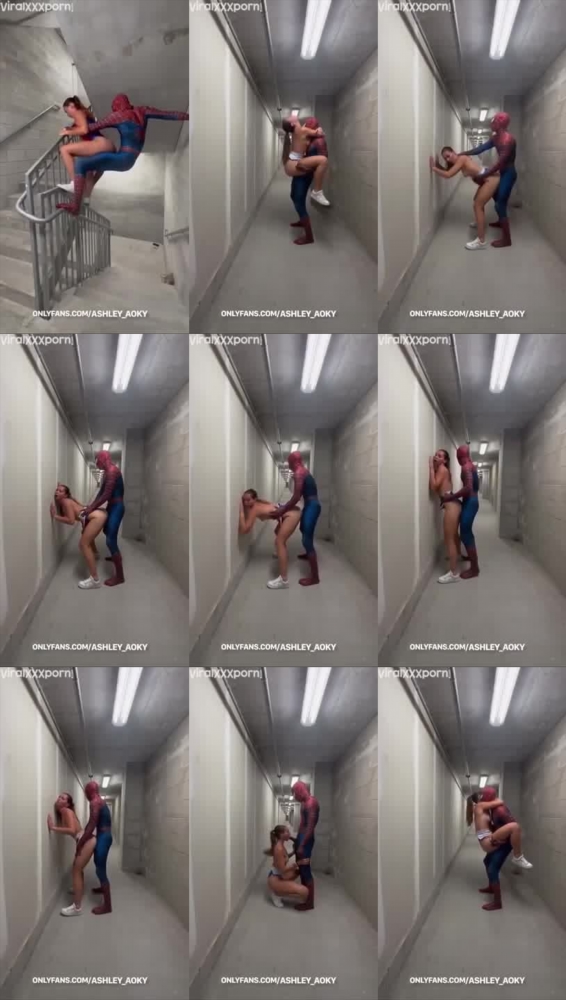 Ashley Aoky's Sensual Stairway OnlyFans Video