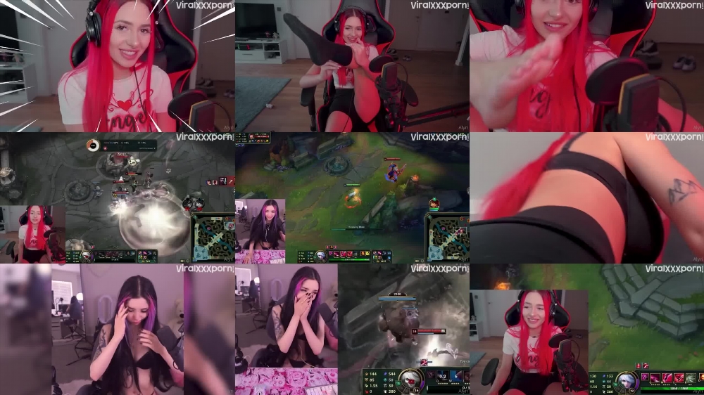Alyri's Sizzling League of Legends Strip Game on Onlyfans