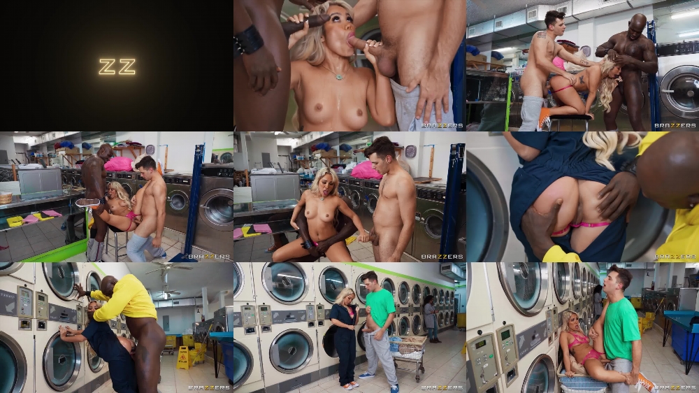In Luna Luxe's Uniform, a Loads of Fun Laundromat XXX Romp