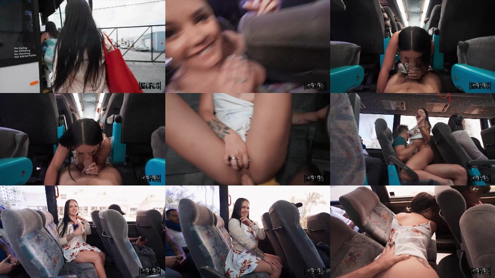 Madalina Moon's Wild Bus Ride: A Big Tits Adventure