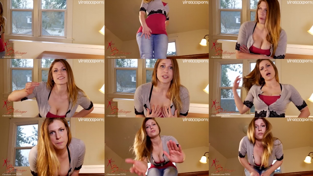 Xev Bellringer's Big Tits Reveal in Live Video