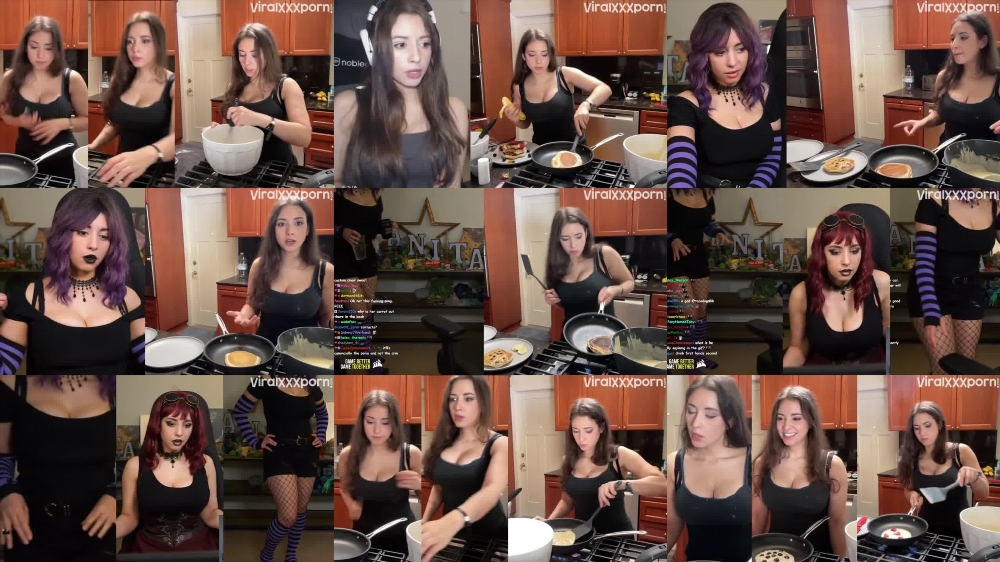 Sweet Anita Flirts in a Tiny Outfit