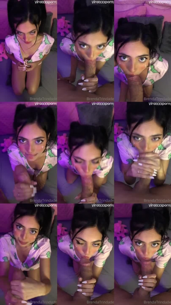 Brenda Trindade's Sensual Blowjob and Handjob Video