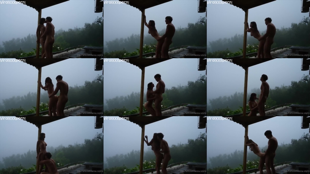 Anna Ralphs Gets Wet and Wild in a Rainy Outdoor Sex Video